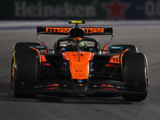 McLaren im einzigen Training dominant