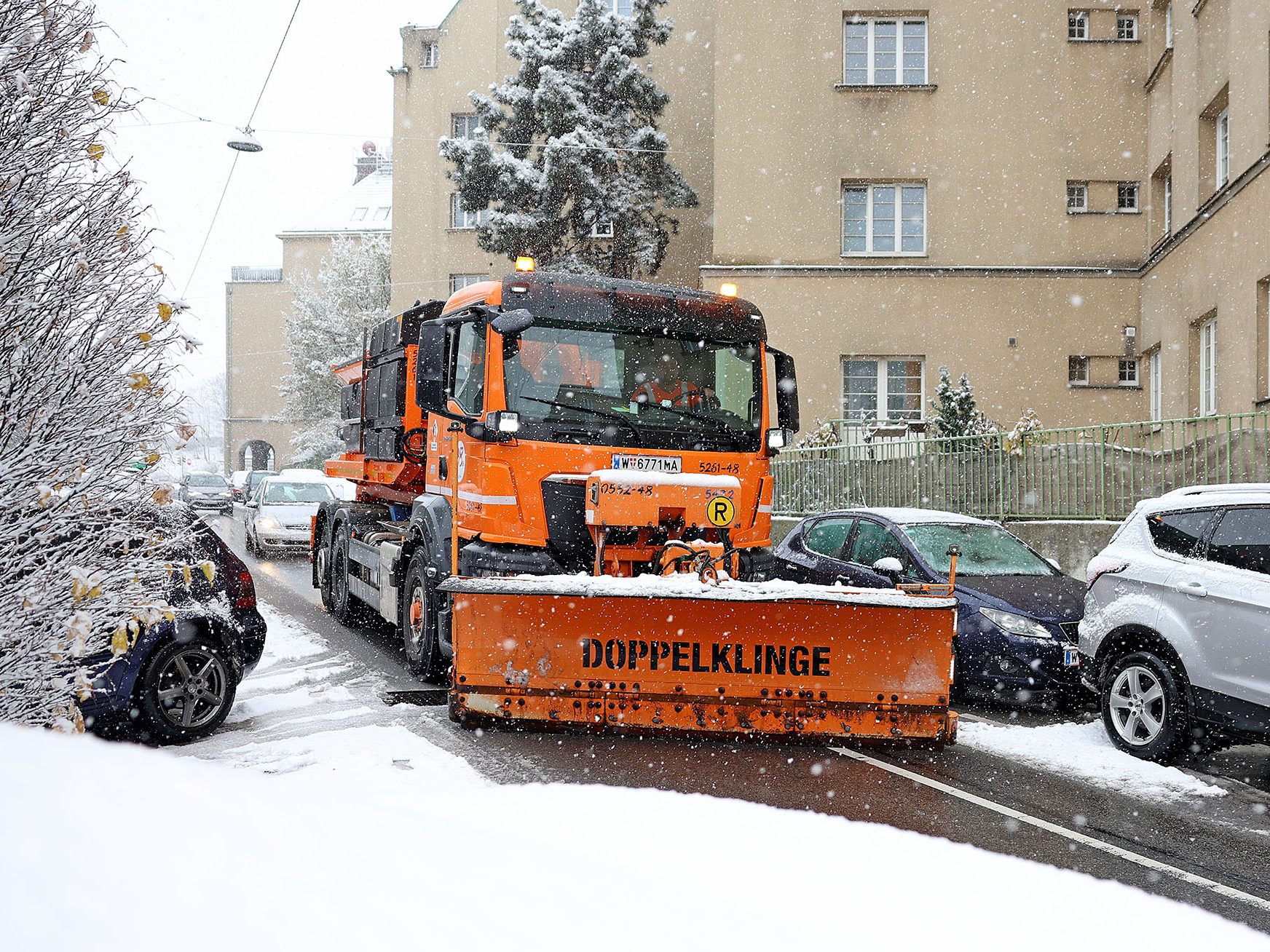 Der 48er-Winterdienst in Wien ist vorbereitet.