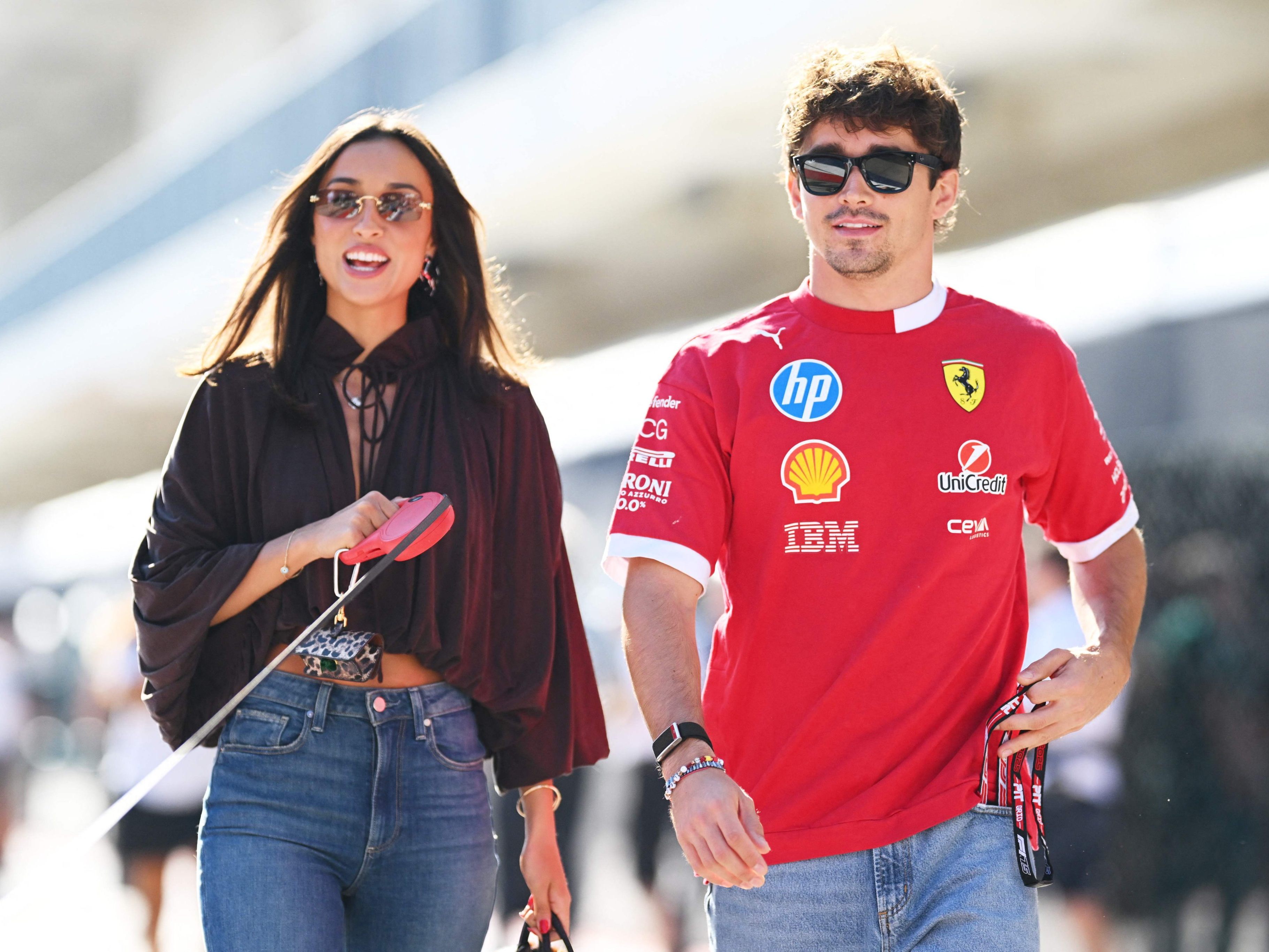 Charles Leclerc und Alexandra Saint Mleux haben sich verlobt.