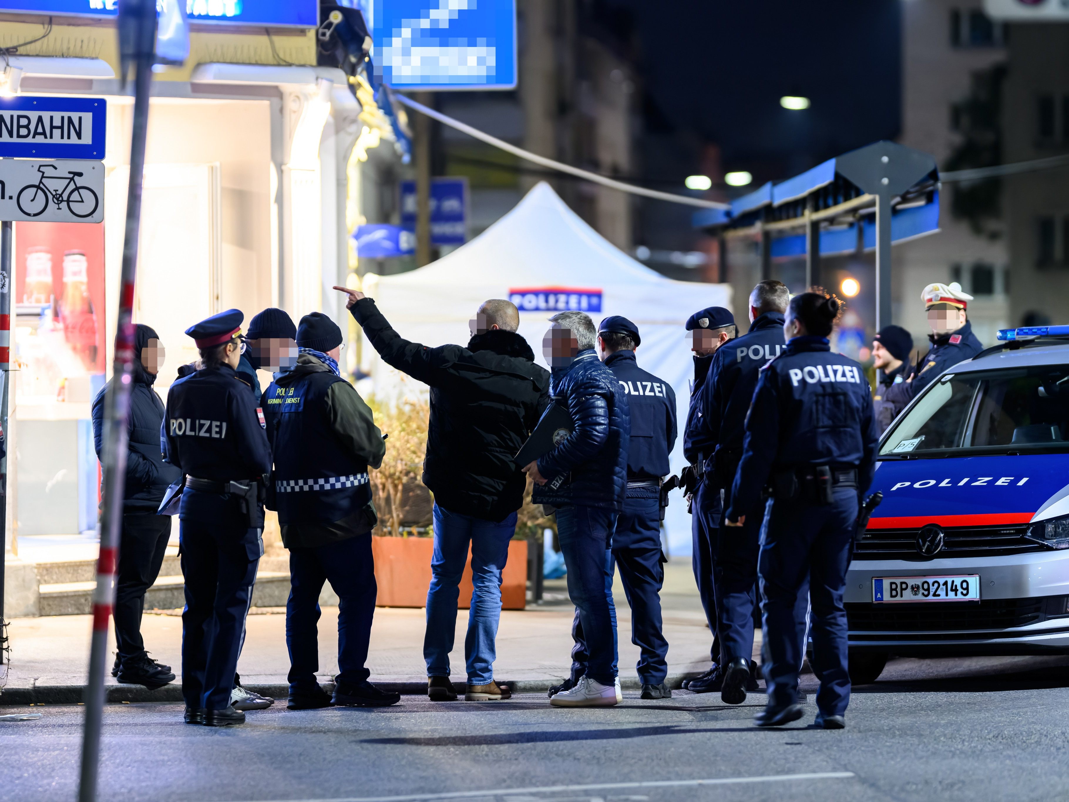 Großeinsatz nach Schüssen in Wien-Ottakring.