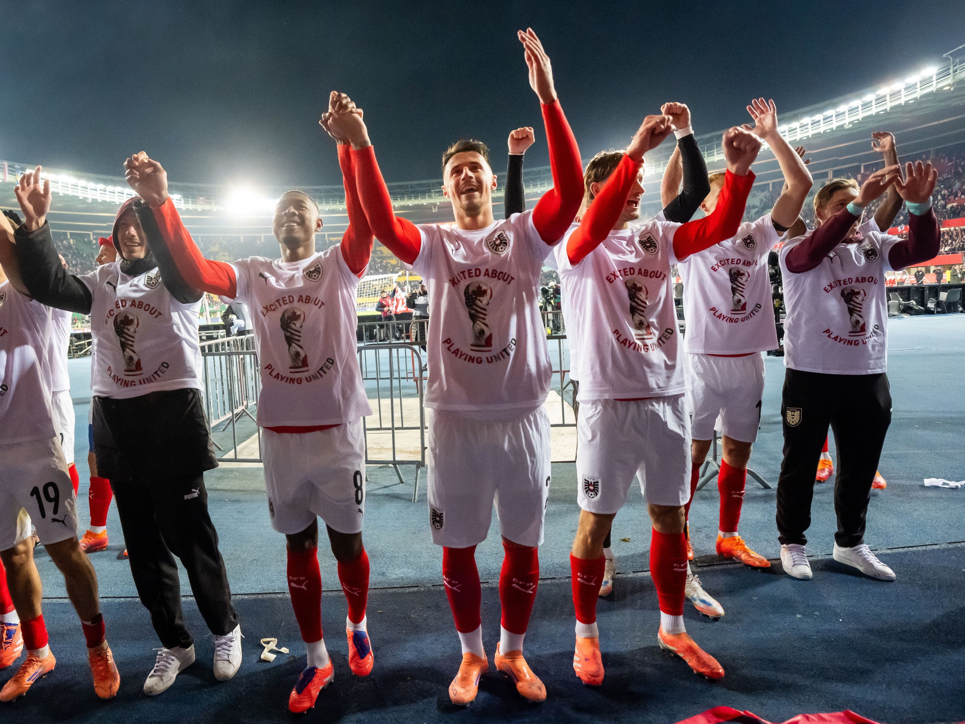 Die ÖFB-Spieler wollen auch bei der Fußball-WM aufzeigen.