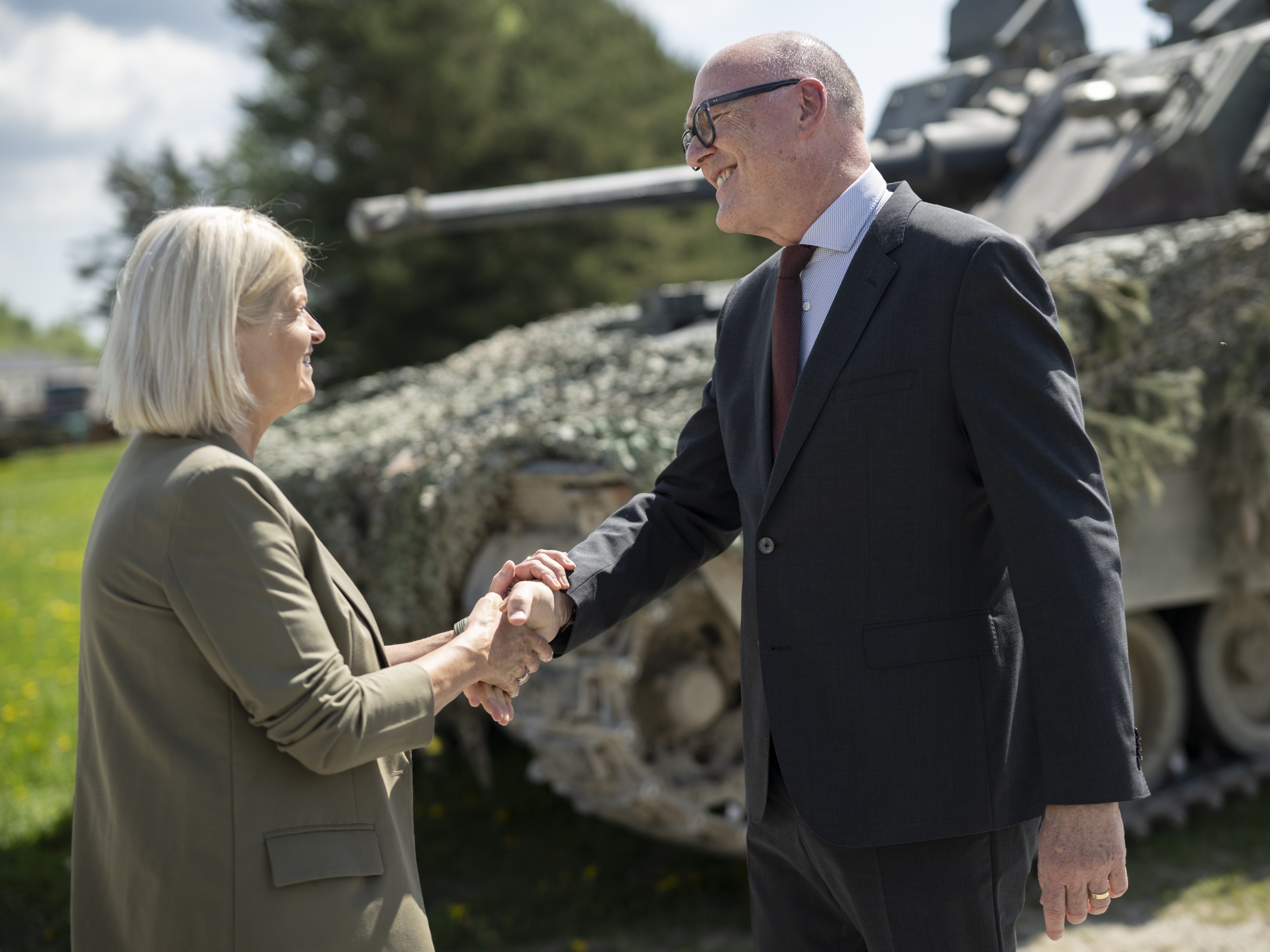 Die Schweizer Armee trainiert heuer gemeinsam mit Soldaten Deutschland und Österreichs in Allentsteig.