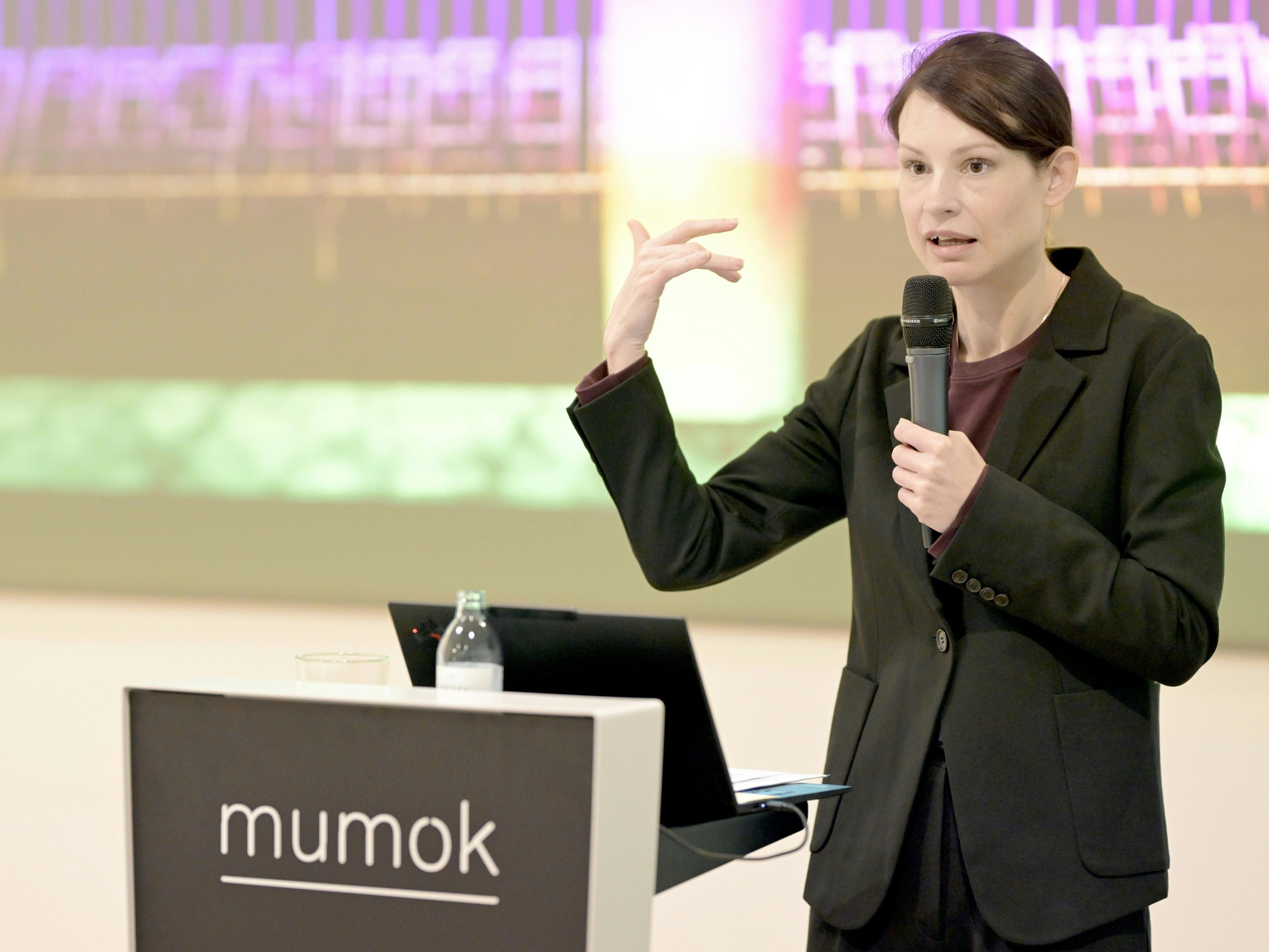 mumok-Generaldirektorin Fatima Hellberg.