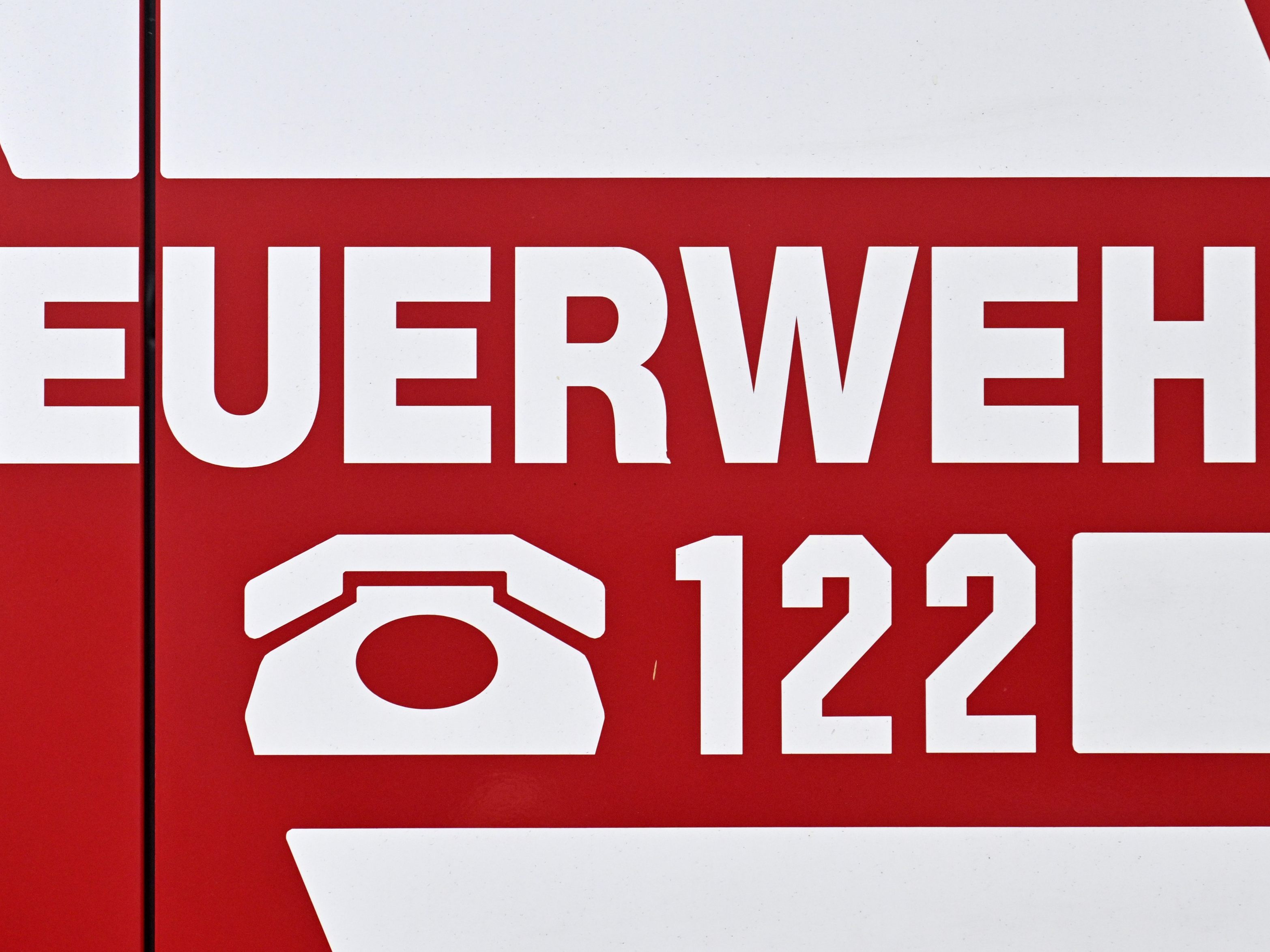 Feuerwehreinsatz in Leopoldsdorf bei Wien.