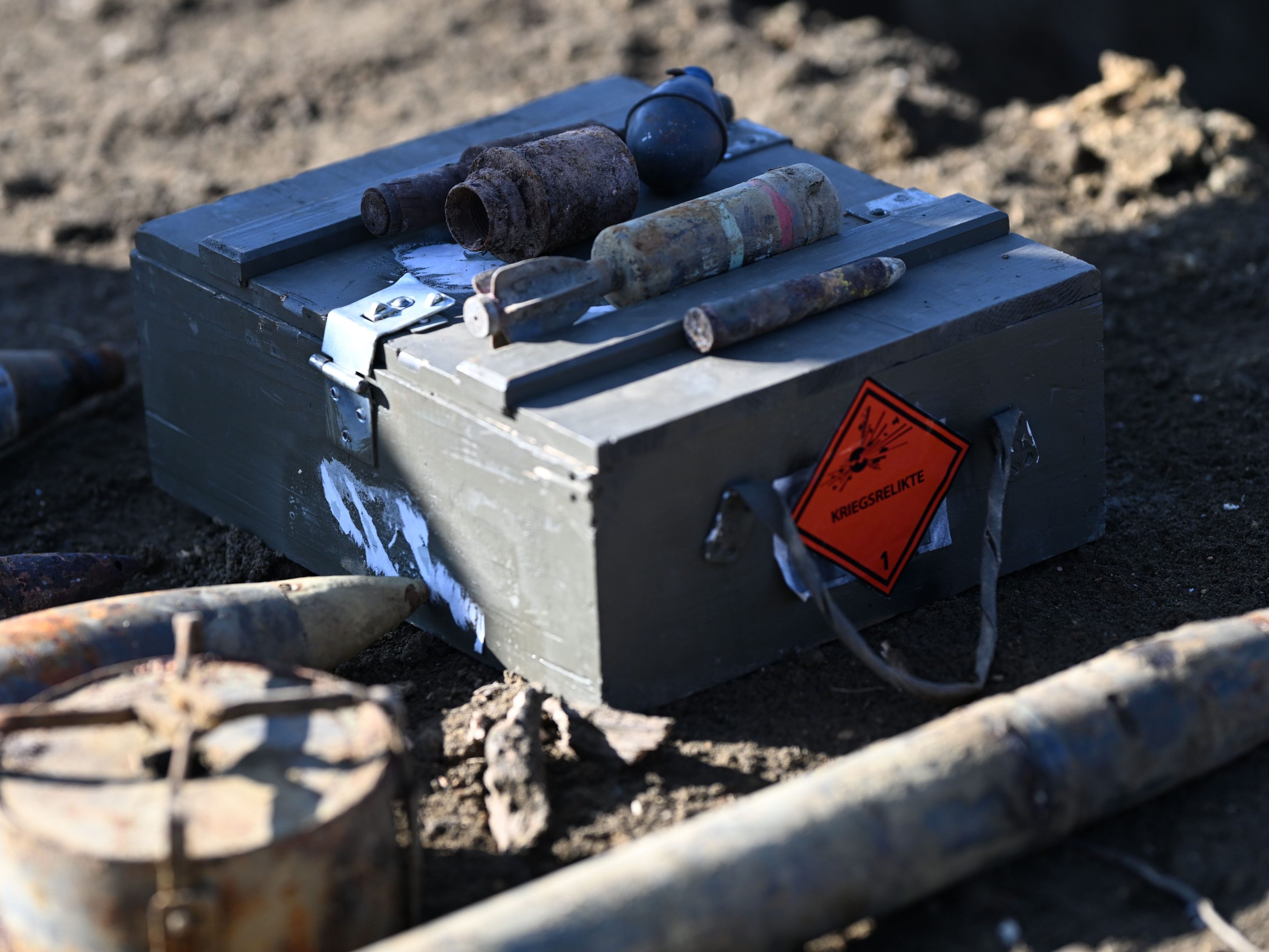 Zwölf Tonnen Altmunition in Niederösterreich gesprengt.