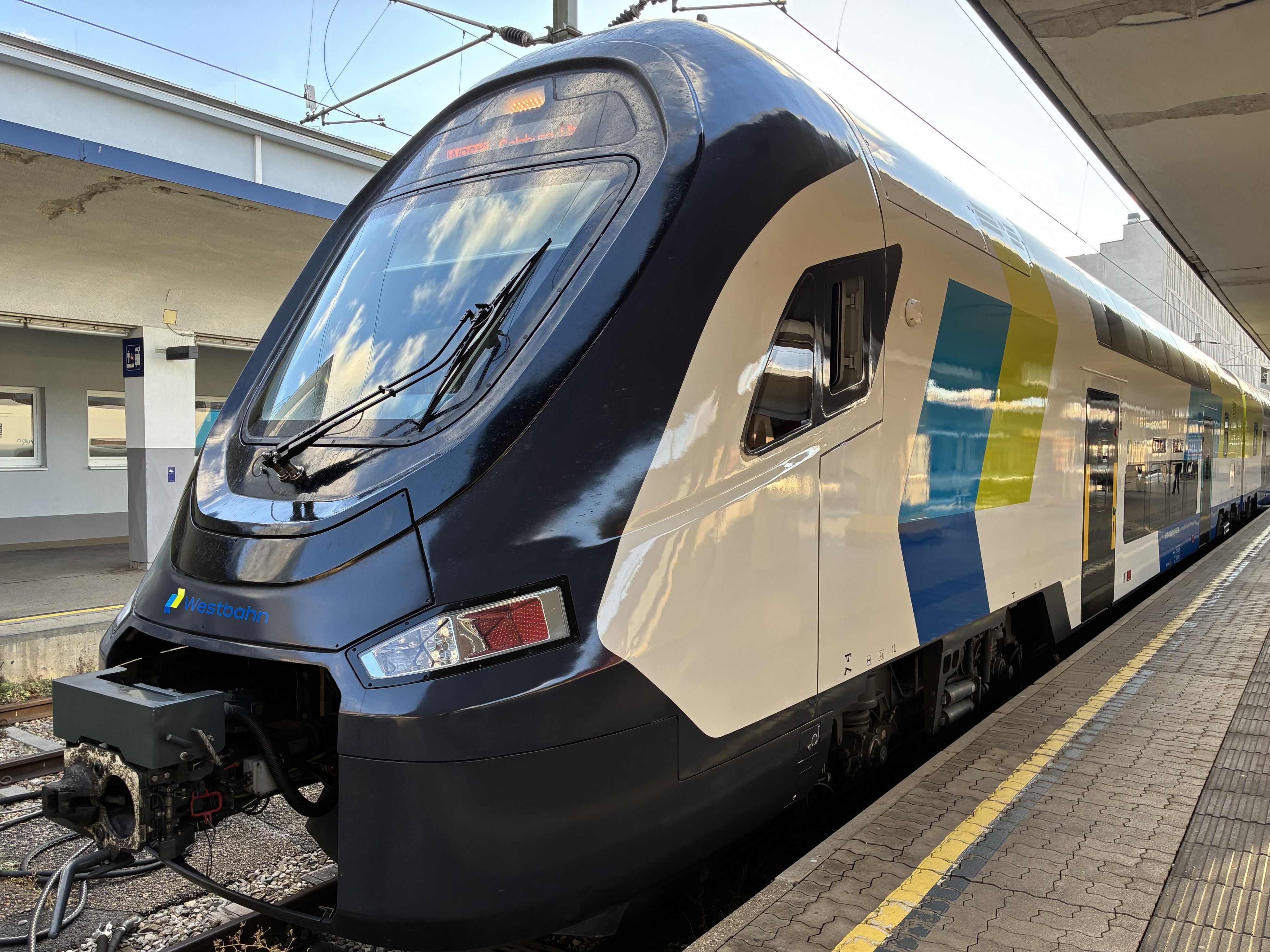 Die Westbahn setzte die neuen China-Züge erstmals im regulären Betrieb ein.