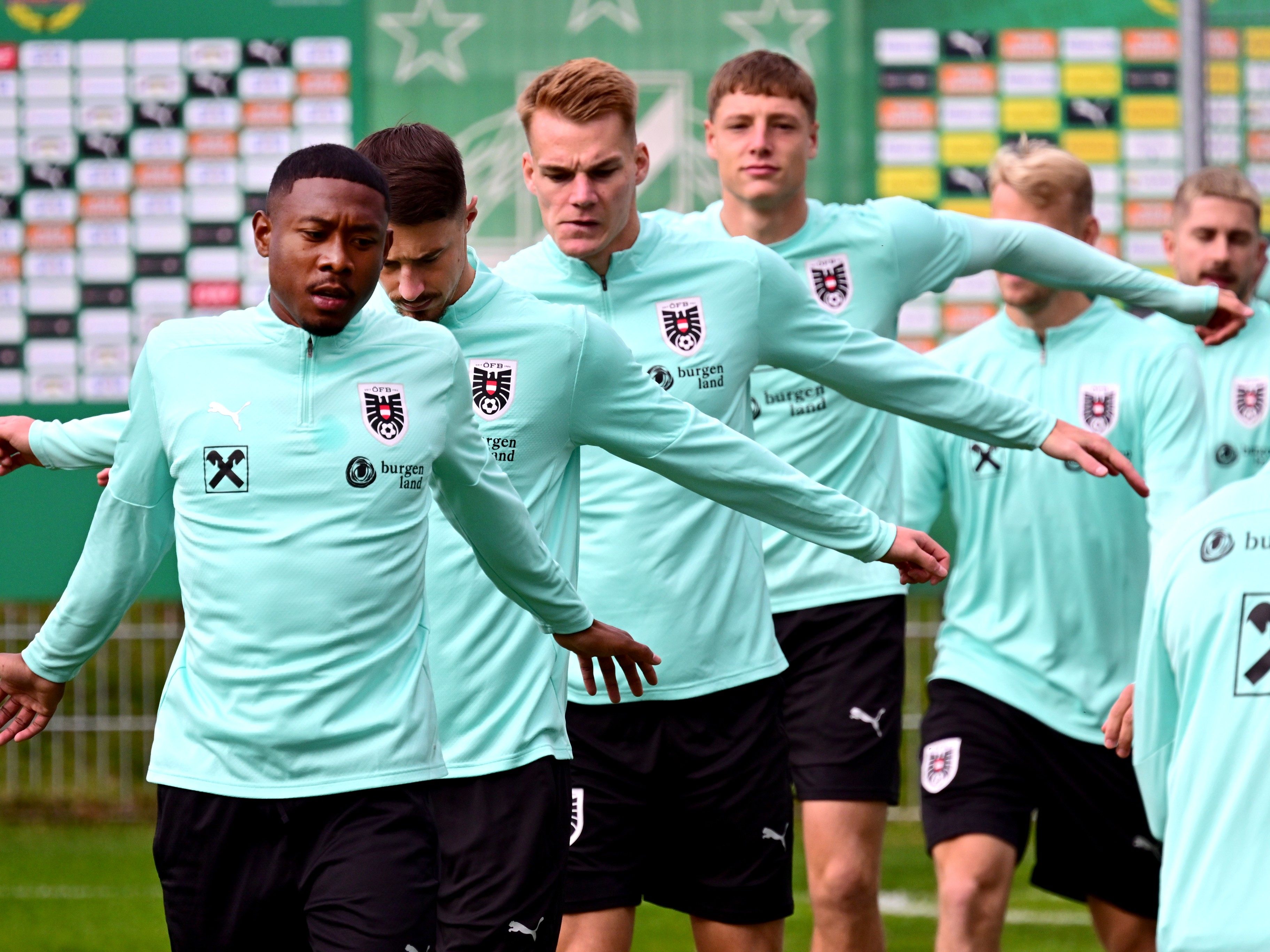 Während des ÖFB-Trainings gab es ein Erdbeben.