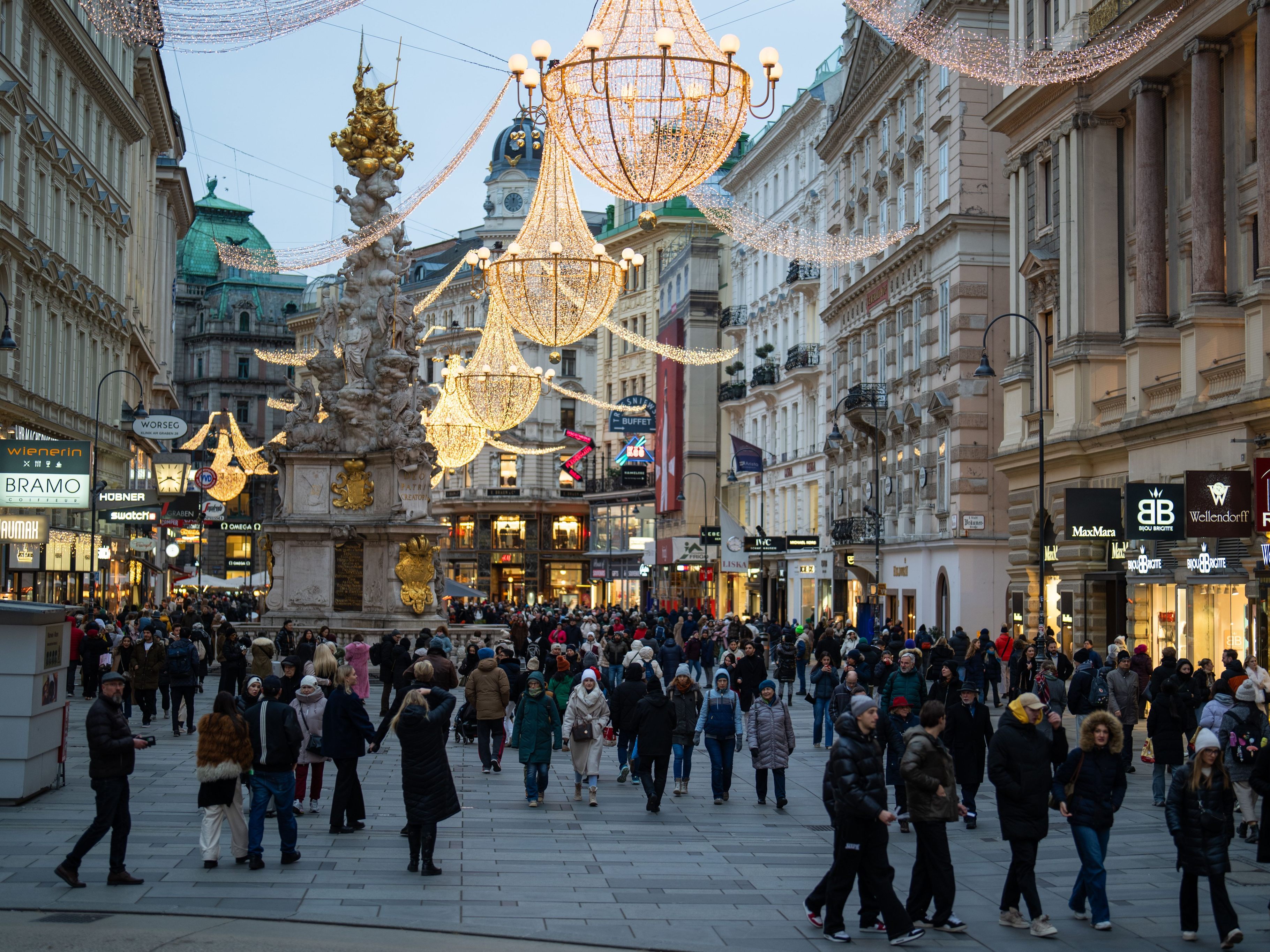 Der Adventtourismus sorgt für gut gebuchte Hotels in Wien.
