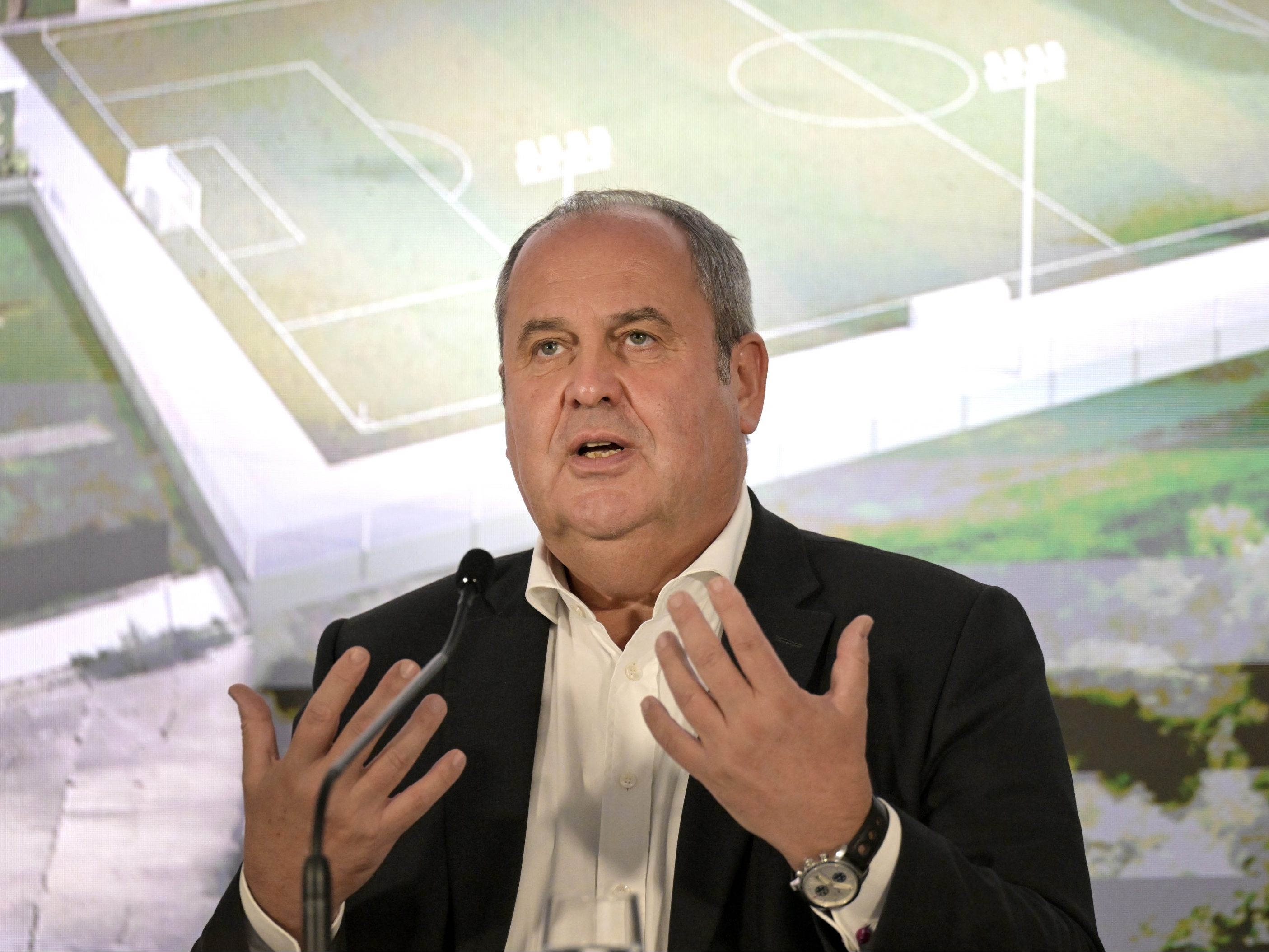 Ein neues Nationalstadion wäre für Pröll ein "Leuchtturmprojekt".