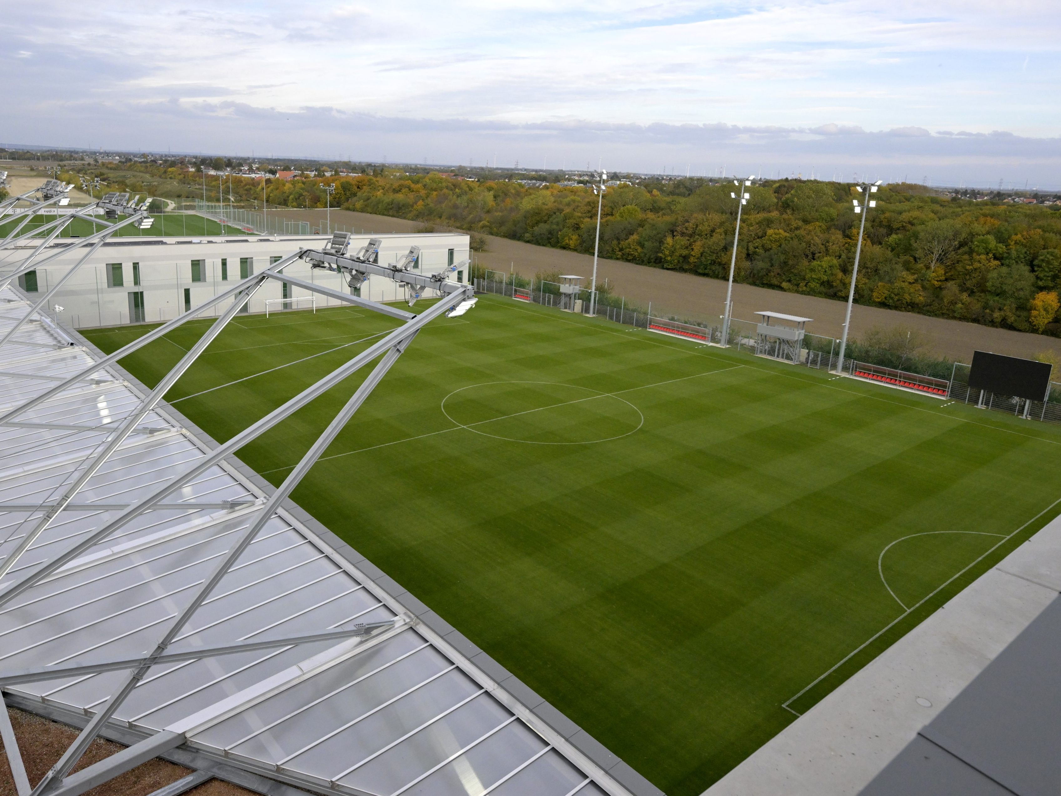 Im ÖFB-Campus trainierte das Nationalteam am Sonntag erstmals.