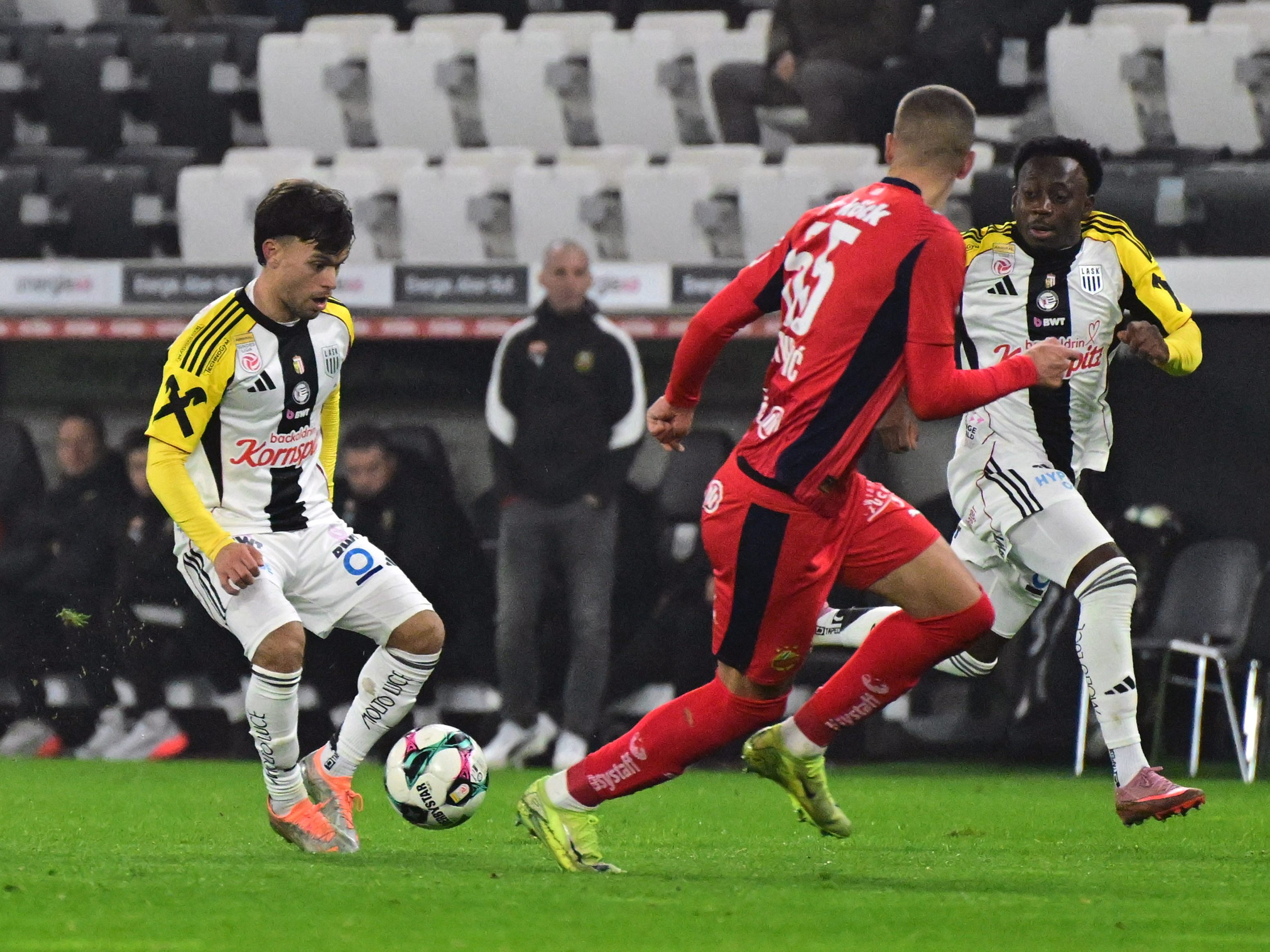 Rapid war in Linz chancenlos.