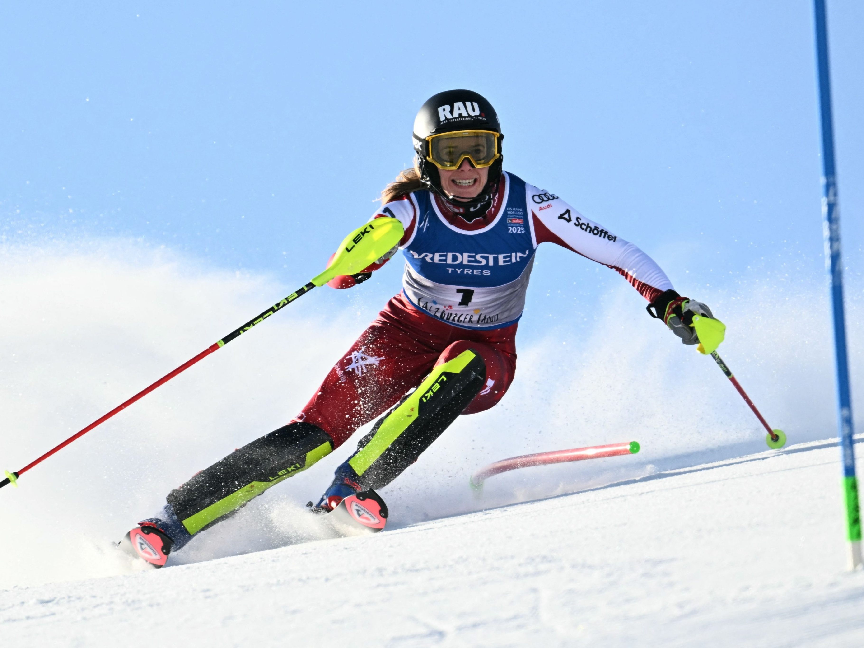 Katharina Liensberger will den zehnten Platz aus Levi toppen.
