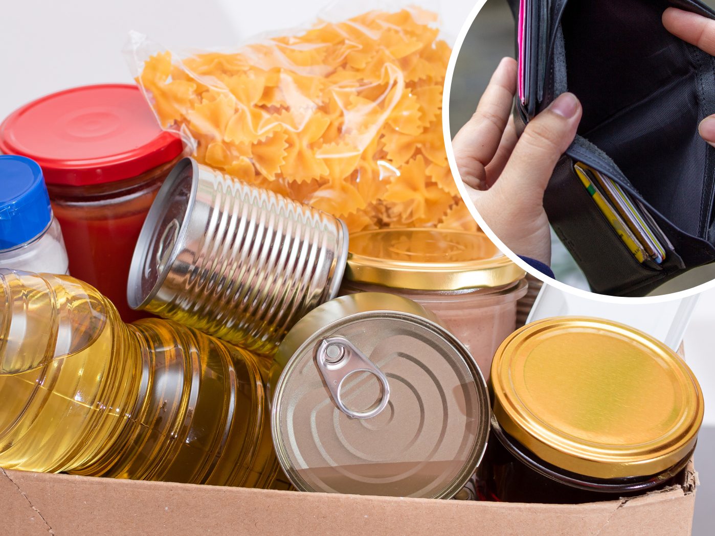 Alarmierende Situation bei Lebensmittelspenden.