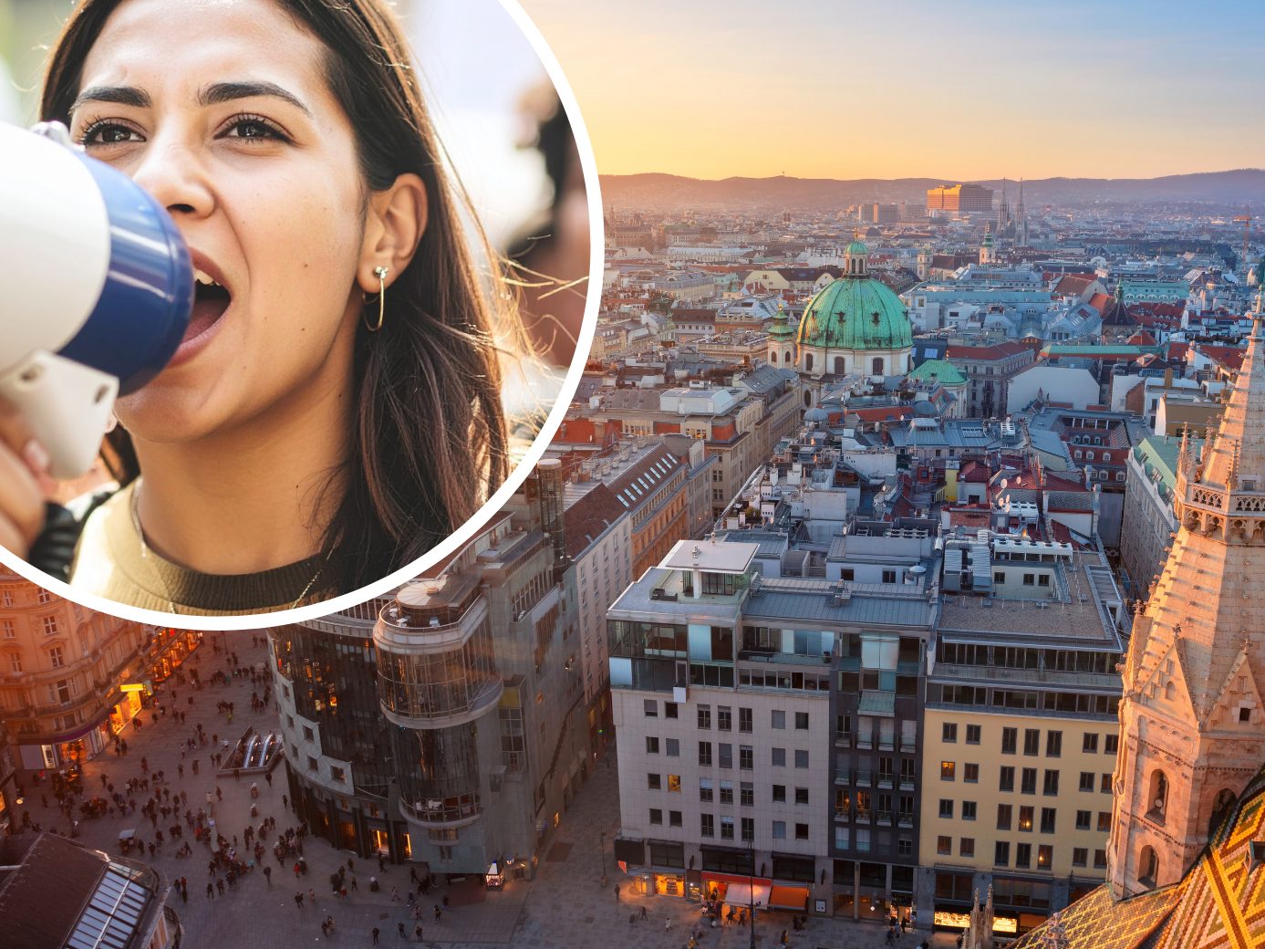 Am Abend kommt es in der Wiener Innenstadt zu einer Demo.