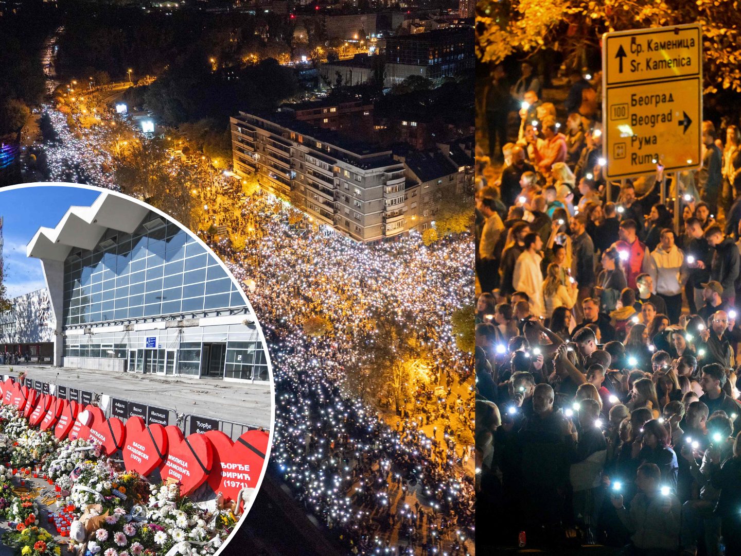 Serbien: 110.000 Menschen gedenken der Opfer des Bahnhofsunglücks