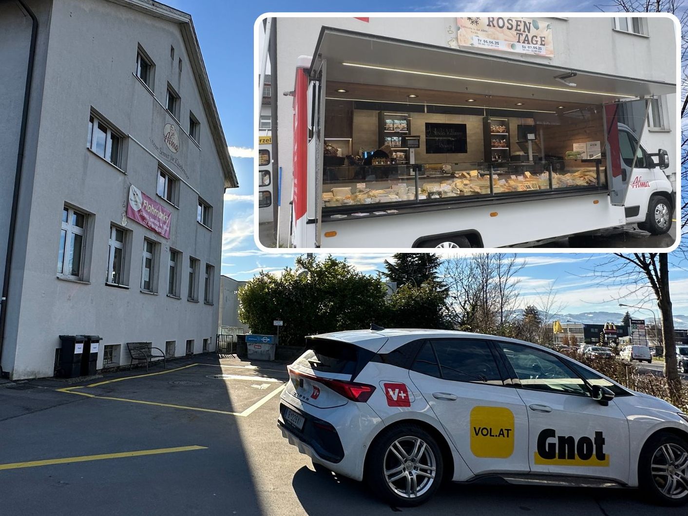 Nach dem Käslädele ist auch der Käsewagen verschwunden.