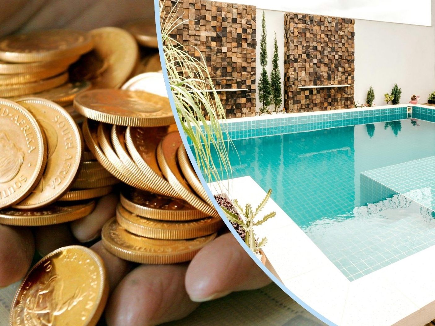 Mann findet Goldschatz beim Bau seines Pools
