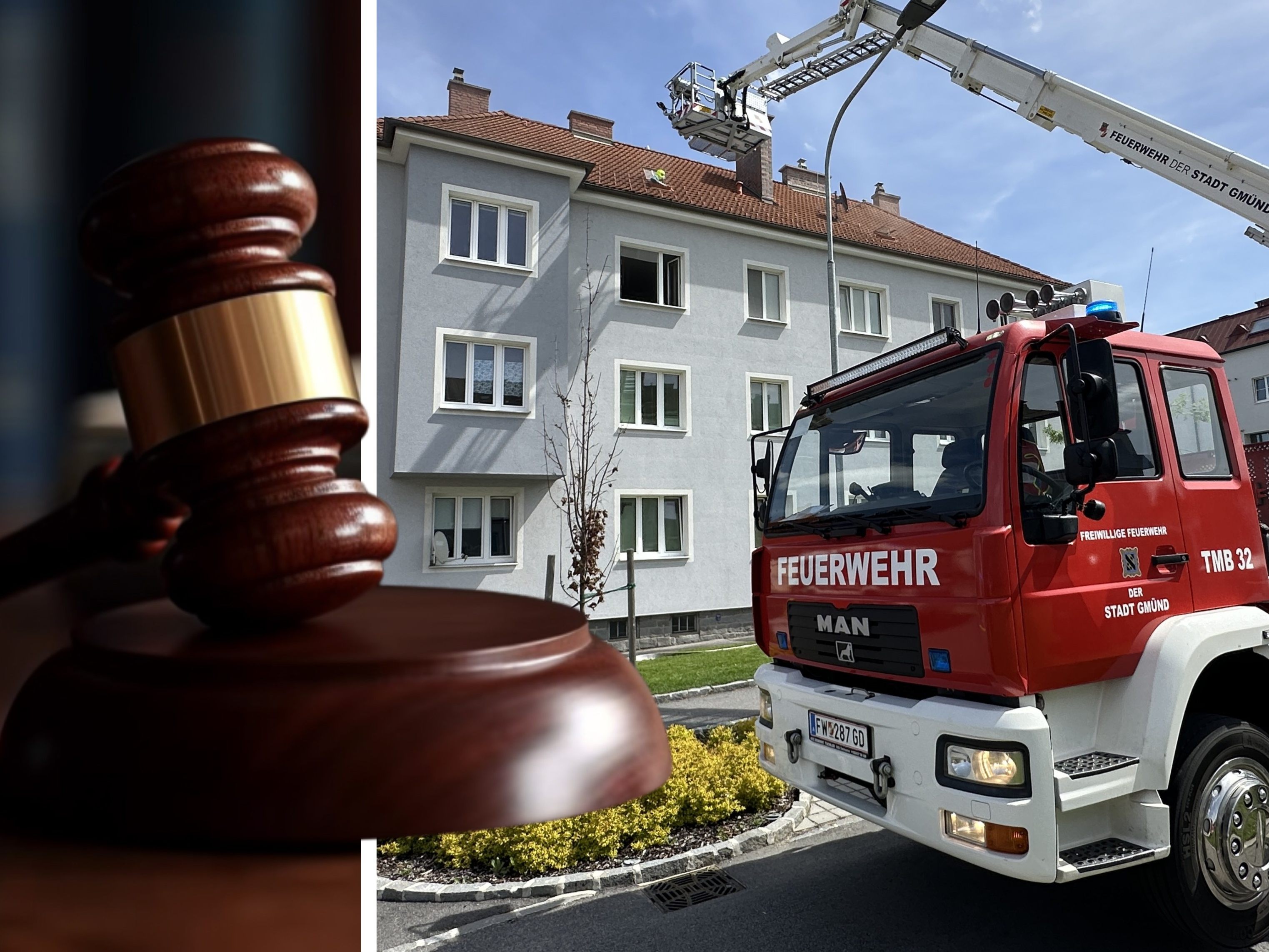 Prozess um Brand mit zwei toten Kindern
