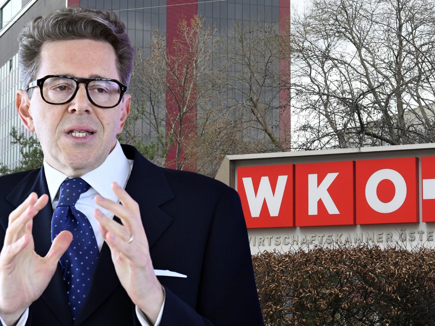 WKÖ-Präsident Harald Mahrer begründete die Halbierung der Gehaltserhöhung mit der "schiefen Optik" und sprach von einem notwendigen Zeichen in schwierigen Zeiten.