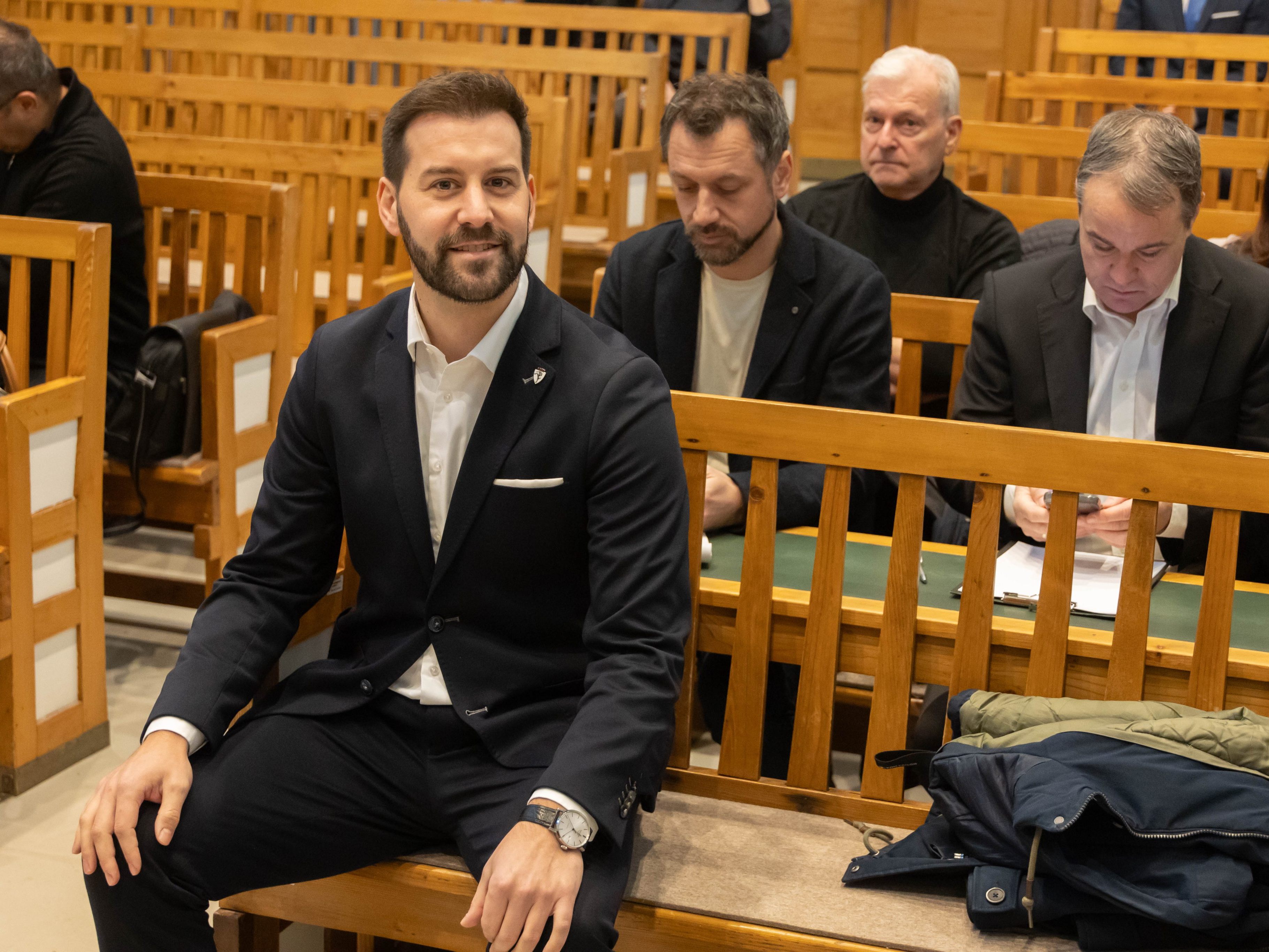 Simon Tschann bei der Gerichtsverhandlung am 18. Dezember 2024 am Landesgericht Feldkirch.