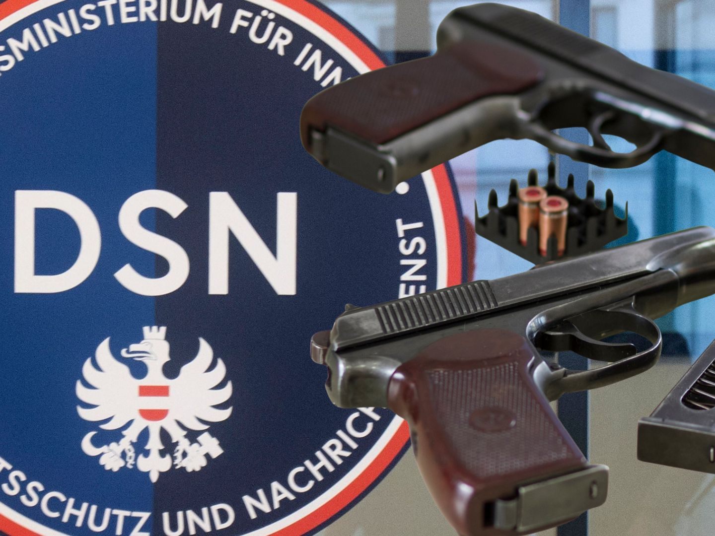 Der DSN stellte Waffen im terroristischen Zusammenhang in Wien sicher.