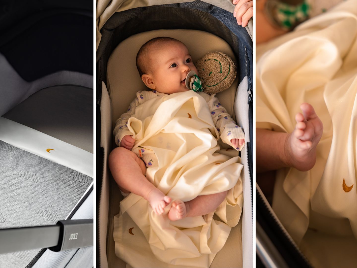 Babys träumen sich mit der Joolz x Yumeko Bettwäsche-Kollektion in den siebten Himmel.