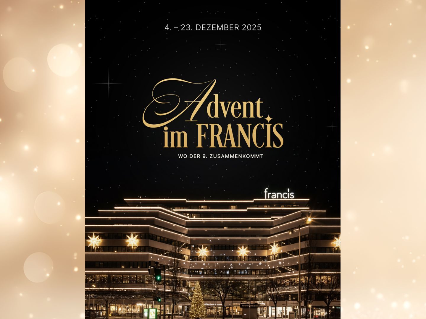 Der neue urbane Weihnachtsmarkt startet am 4. Dezember.