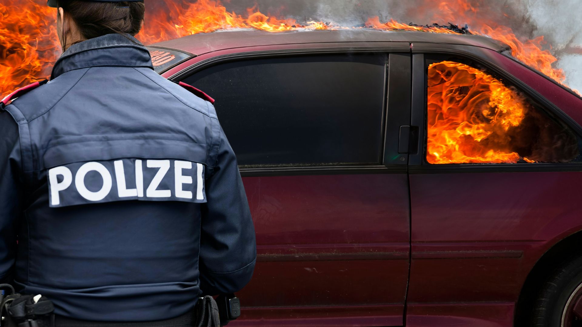 Leiche lag auf Rücksitz: Schockfund nach Pkw-Brand in Wien