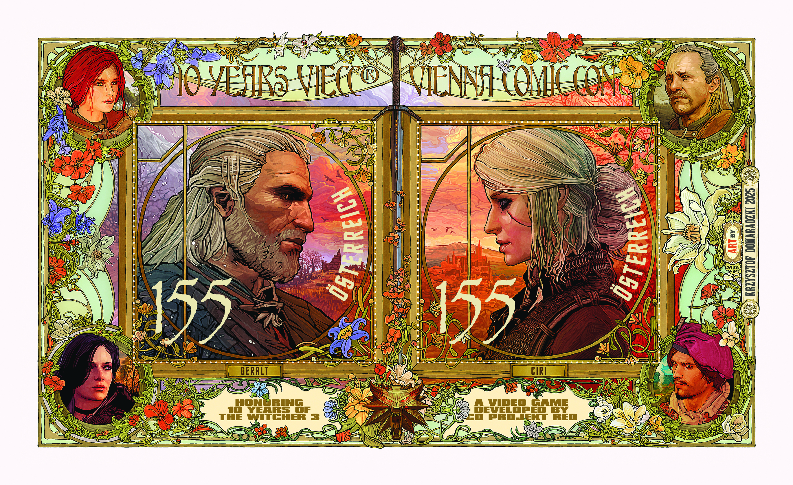 Die auf 125.1000 Stück limitierte VIECC®-Briefmarke.