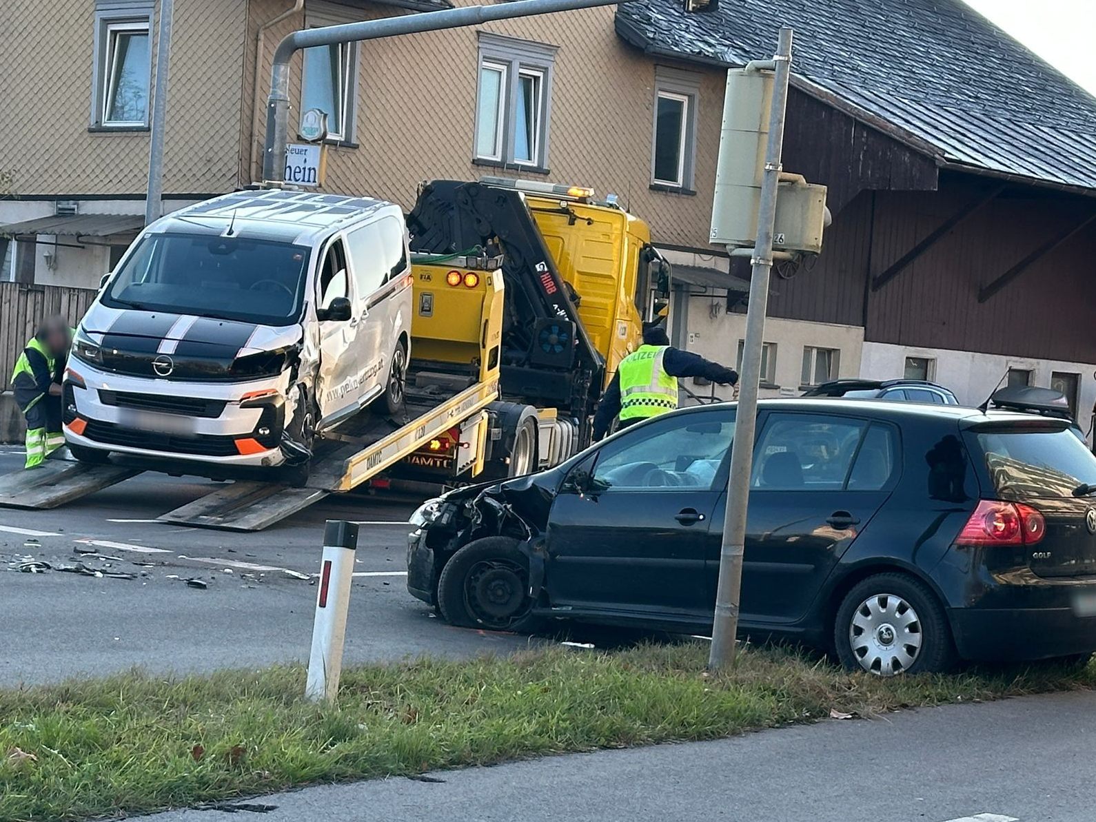 Verkehrsunfall in Hard