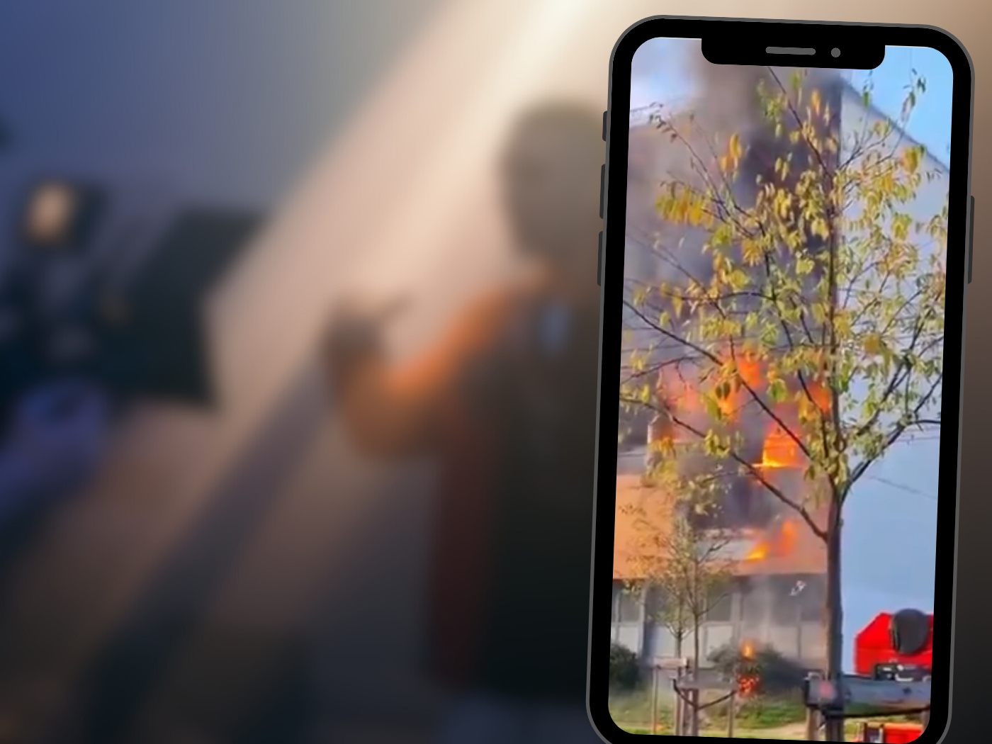 Bei einem illegalen Rap-Video-Dreh nahe Lyon wurde ein Wohnhaus durch Feuerwerk in Brand gesetzt. (Symbolbild)