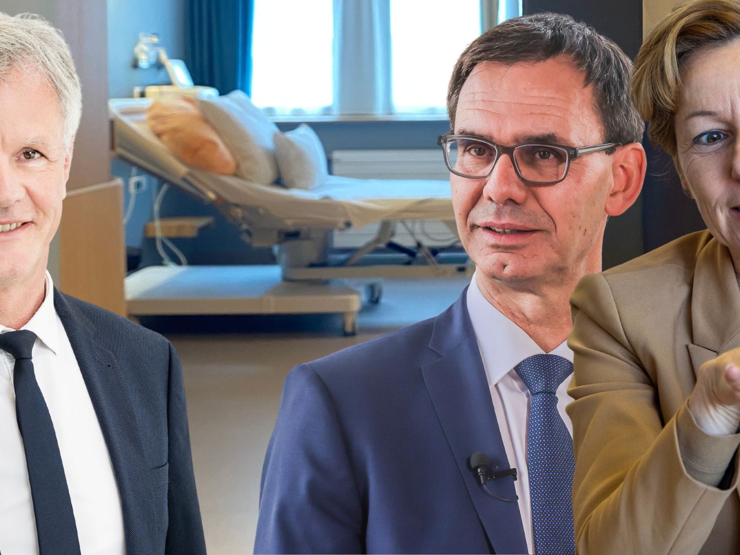 Live-Pressekonferenz zur Zukunft der Vorarlberger Spitäler.