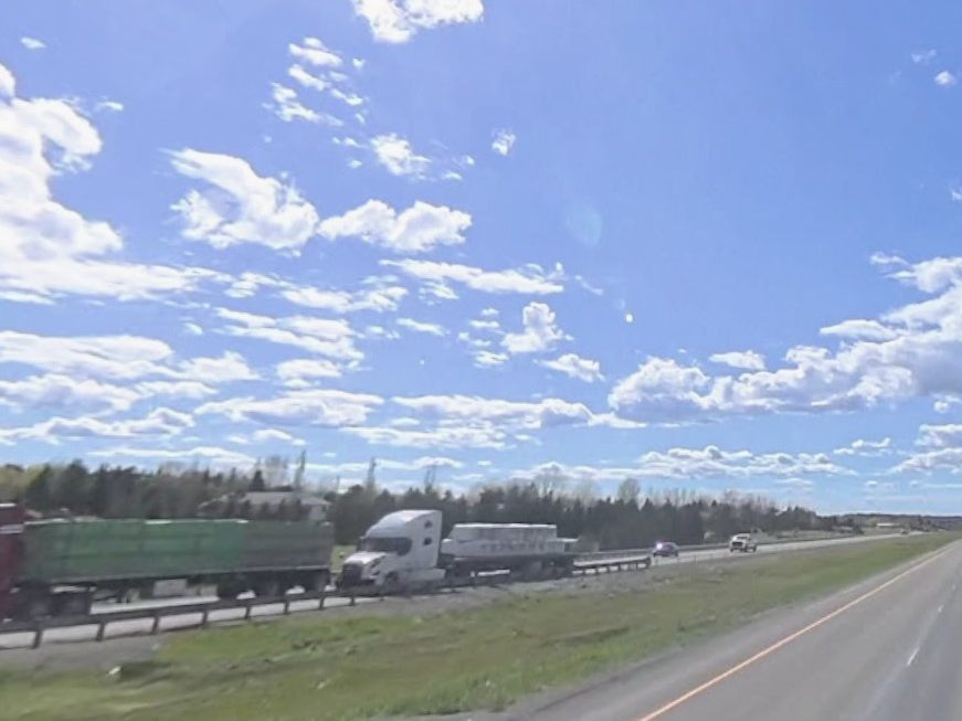 Der Unfall ereignete sich hier auf der Interstate 90 östlich von Bozeman.