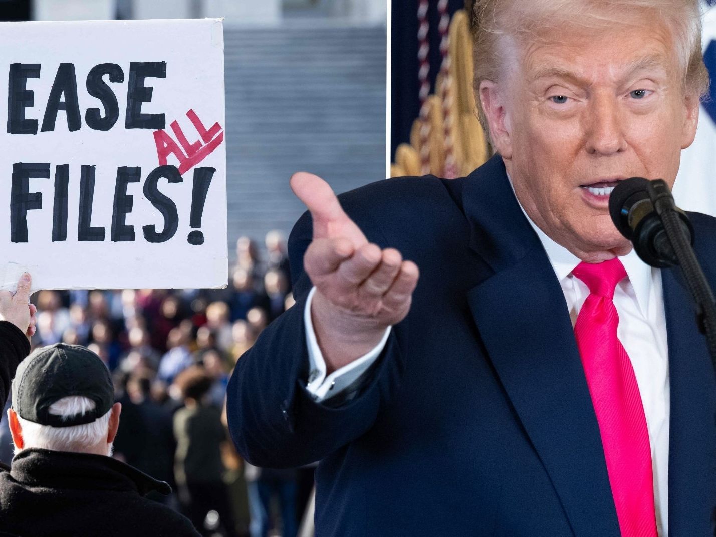 Trump will Epstein-Akten öffnen lassen.