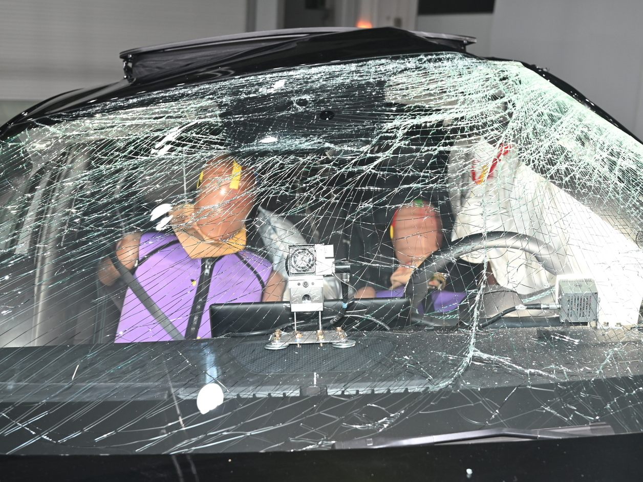 Byd Seal beim Crashtest.