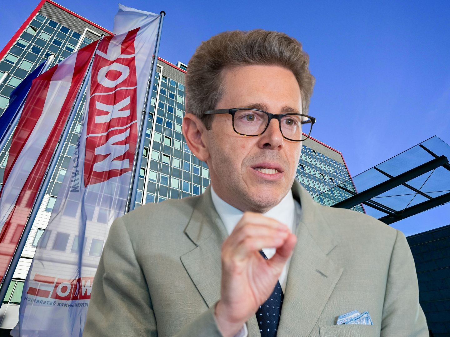 Harald Mahrer ist seit Mai 2018 Präsident der Wirtschaftskammer Österreich (WKÖ).