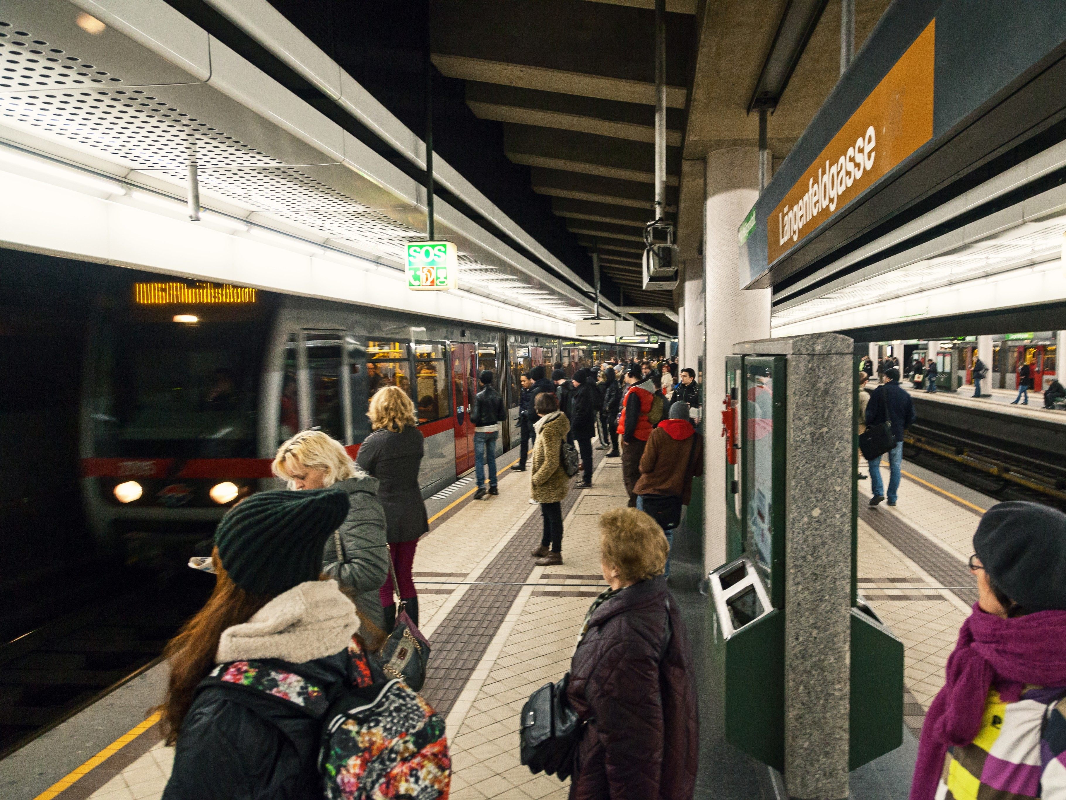 Messerangriff in der Wiener U‑Bahnstation Längenfeldgasse.