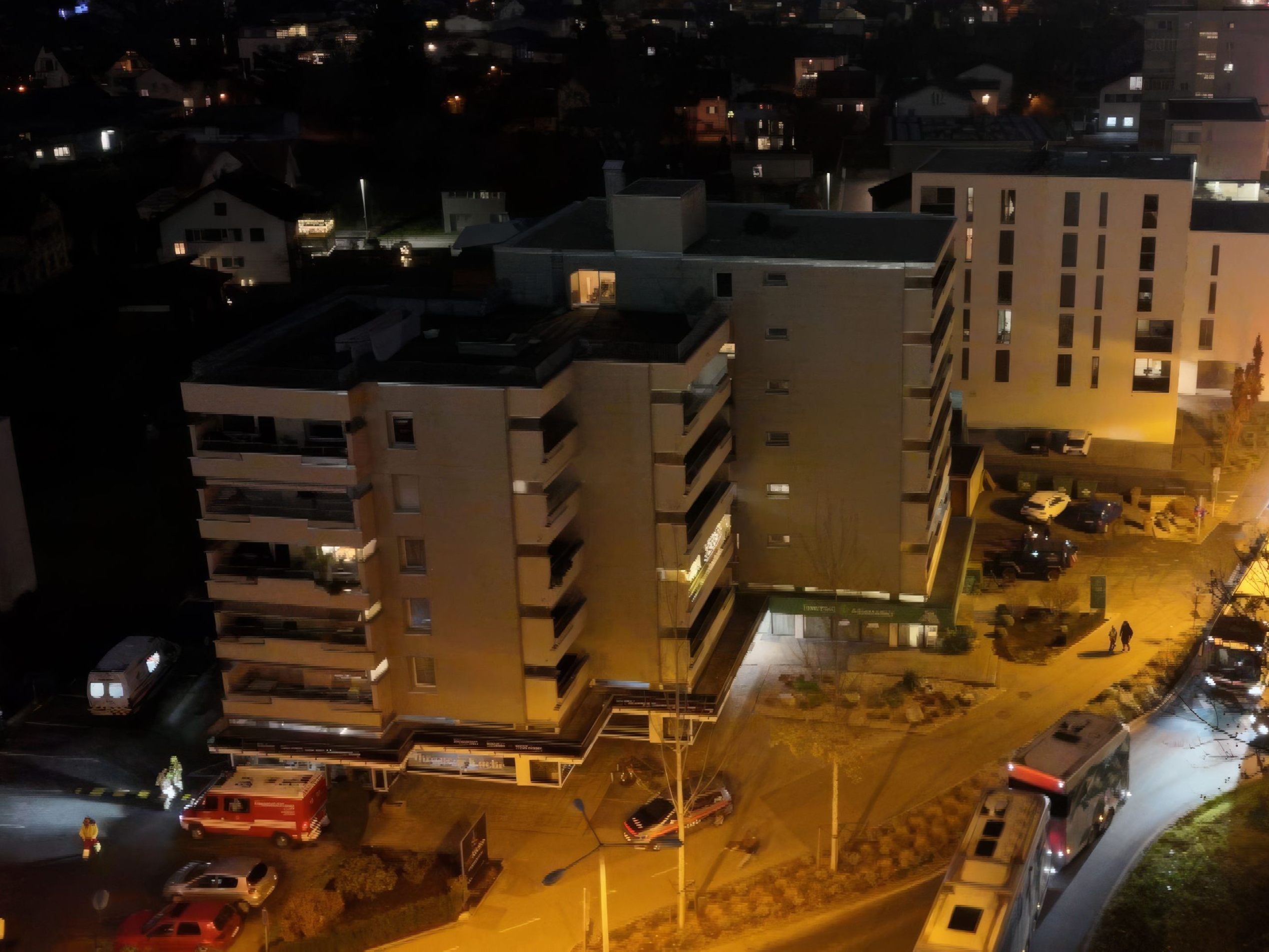 Küchenbrand sorgte für Verkehrschaos in Lustenau