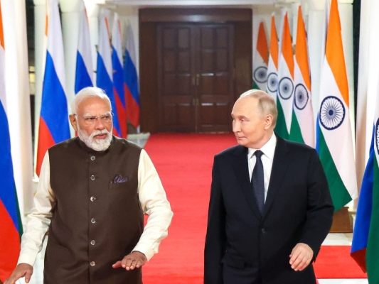 Kremlchef Putin in Neu Delhi bei Indiens Premier Modi