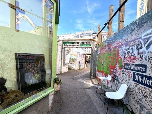 Der U-Bahnbau bei der Pilgramgasse bereiten Anrainern Kopfzerbrechen