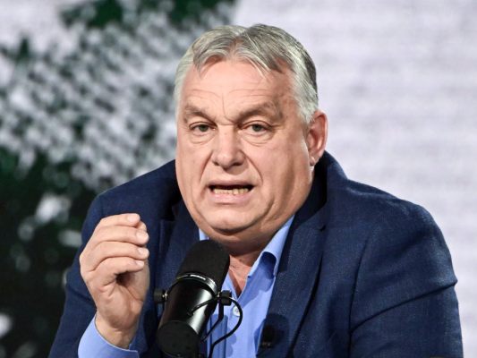 Unganrs Premier Viktor Orbán bei Wahlkampfauftritt in  Kecskemét
