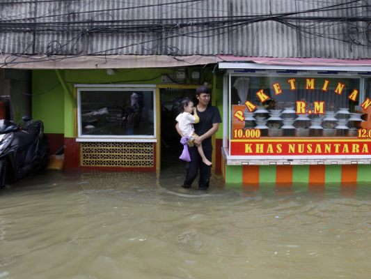 Zahlreiche Häuser wurden überflutet
