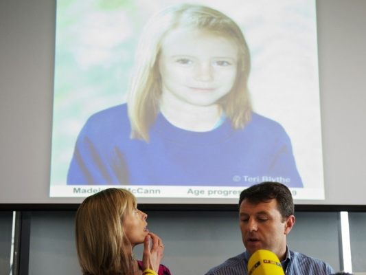 Maddie seit 2007 verschwunden