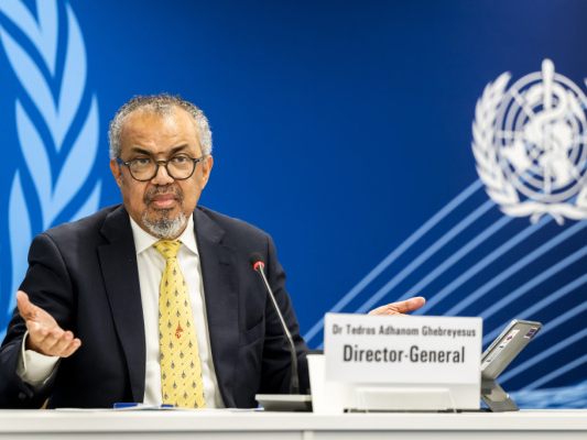 WHO-Chef Tedros Adhanom Ghebreyesus in Genf