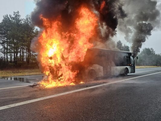 Im Bus befanden sich keine Passagiere
