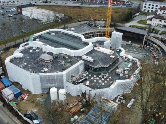 Noch wird in Güssing fleißig saniert