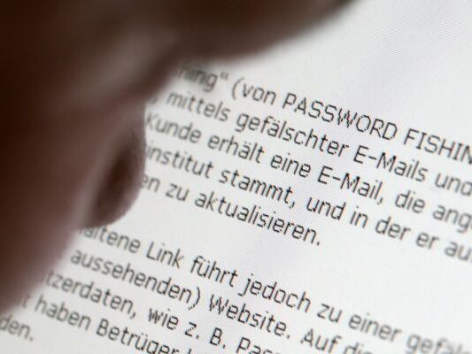"Phishing" ist eine Mischung aus "Passwort" und "Fishing"