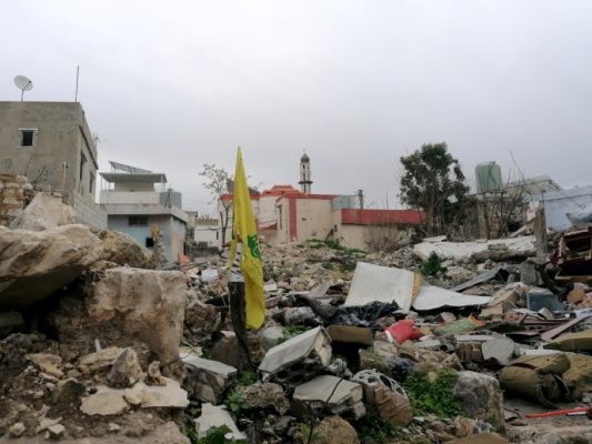 Von der Hisbollah kontrollierte Gebiete im Visier Israels