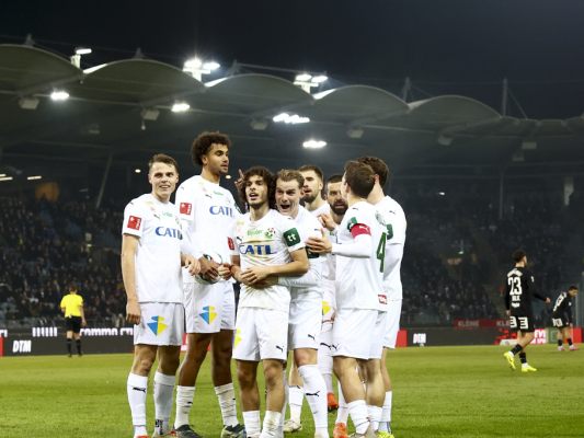 Die WSG Tirol triumphiert in Graz