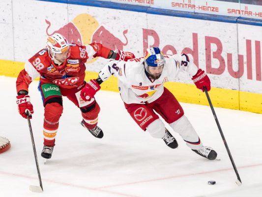 Packende Zweikämpfe im ICE-Hit diesmal mit besserem Ende für den KAC